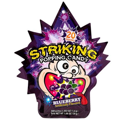 Striking Popping Candy 30g Blueberry Wanahong