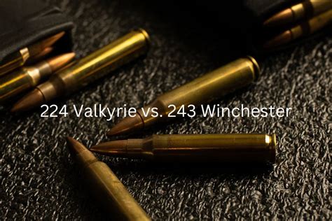 224 Valkyrie Vs 243 Winchester Caliber Comparison Nifty Outdoorsman