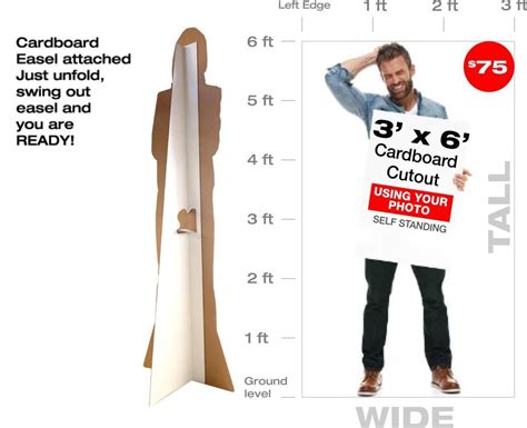 6ft Tall Custom Cardboard Cutout Lowest Price Guarantee Custom Life Size Cutout Custom