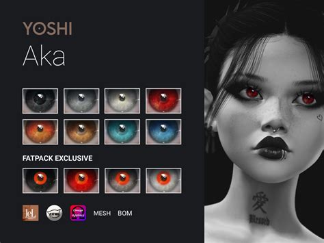 Second Life Marketplace Yoshi Demon Eyes Lelutka Eyes Applier
