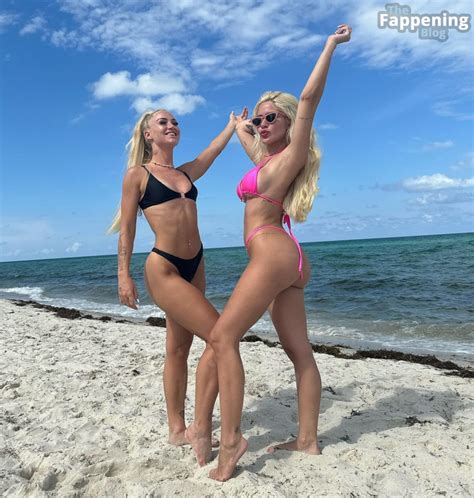 Alisha Lehmann Enjoys A Holiday With Karoline Lima In Miami 24 Photos