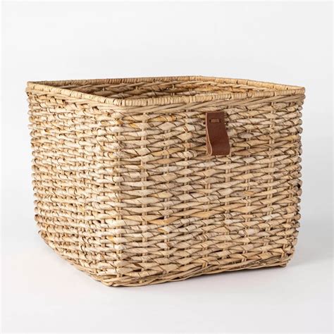 Woven Baskets For Storage Chic Inexpensive Storage Ideas