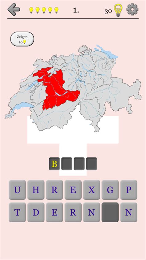 Schweizer Kantone - Schweiz-Quiz - Android-Apps auf Google ...
