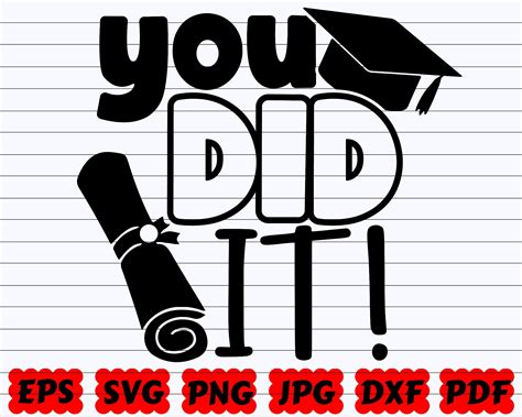 You Did It Svg You Did It Cut File You Did It Quote Svg Etsy Australia