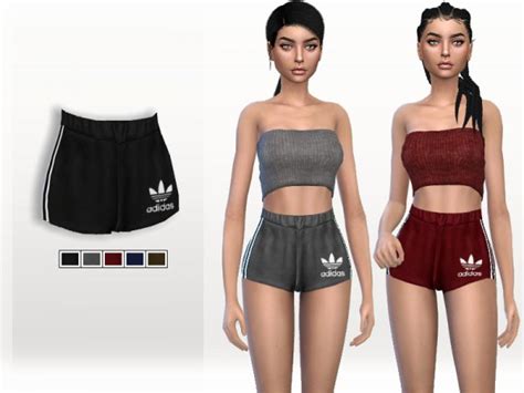 The Sims Resource Sporty Shorts By Puresim • Sims 4 Downloads