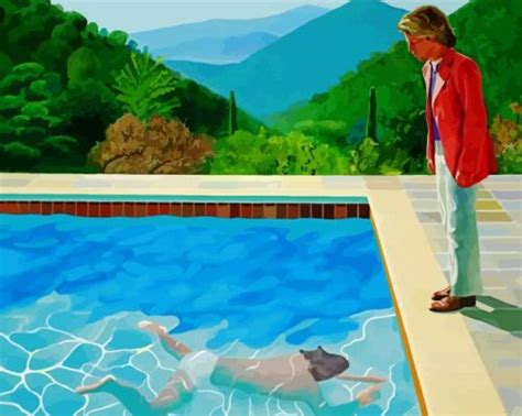 Portrait Of An Artist David Hockney Paint By Number Paint By