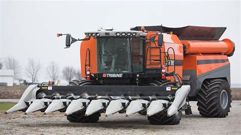 Articulated Tribine Combine To Go Into Production Farmers Weekly