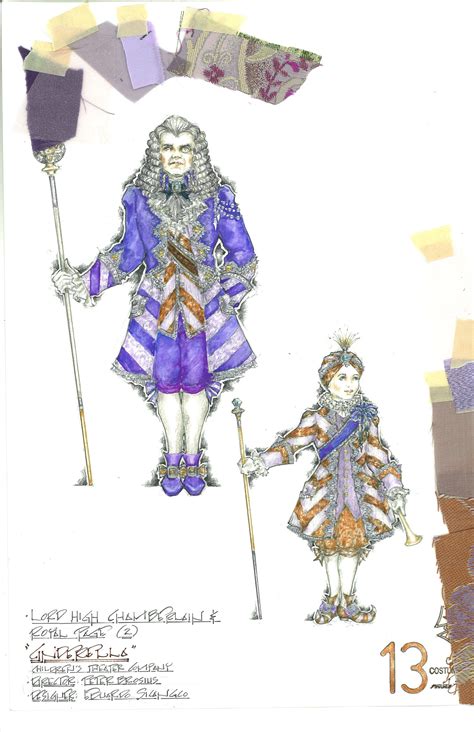Some Beautiful Costume Renderings From Eduardo Sicangco Set And