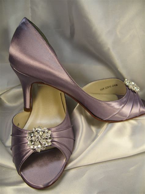Purple Wedding Shoes Purple Bridal Shoes Over 100 Colors To Etsy