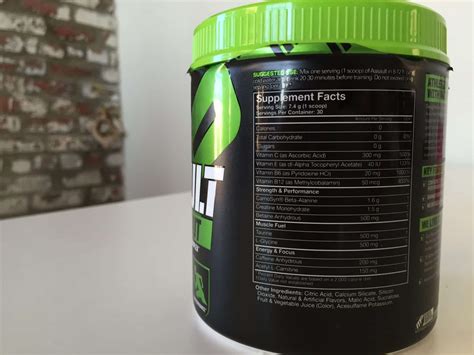 Musclepharm Assault Pre Workout Review — Whats Up With The Dosages