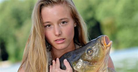 Models Strip Naked And Pose With Giant Fish For Erotic Carp