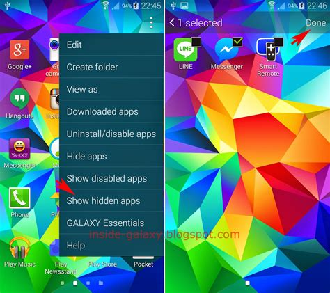 Inside Galaxy Samsung Galaxy S5 How To Fix Cant Find An App In The
