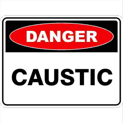 Caustic Discount Safety Signs New Zealand