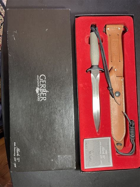 Gerber Mark Ii 20th Anniversary Limited Edition Survival Knife 1986 W