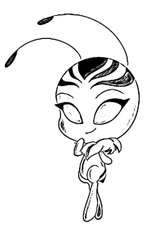 Ladybug drawing pictures at paintingvalley com explore. Miraculous Ladybug Kwami Coloring Coloring Pages