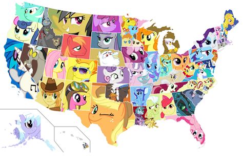 The United Ponies Of America By Otaku Kun9 On Deviantart
