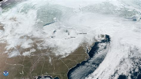 Lake Effect Snow Dumps On The Great Lakes Region Noaa National