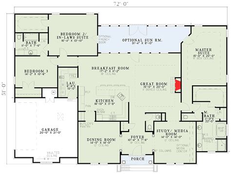 There is less upkeep in a smaller home, but one bedroom is usually larger, serving as the master suite for the homeowners. Plan 59638ND: 3-Bed Brick Home Plan Two Master Suites in ...