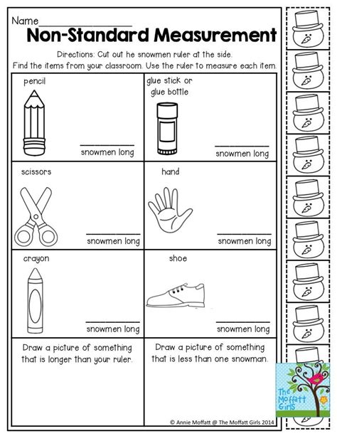 Measuring With Non Standard Units Worksheets