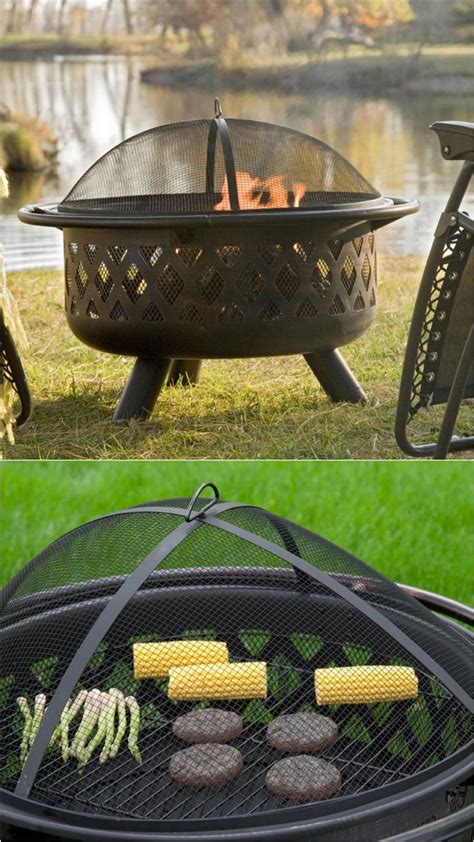 Santa maria style doube grill bbq. 24 Best Outdoor Fire Pit Ideas to DIY or Buy - A Piece Of Rainbow