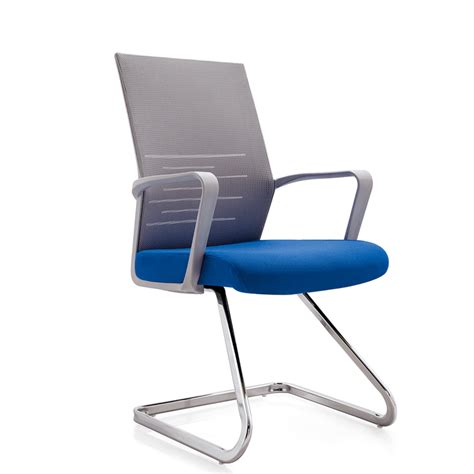 Adjustable design black mesh lift modern armed luxury office chair. High Density Sponge Chrome Steel Leg Conference Office ...