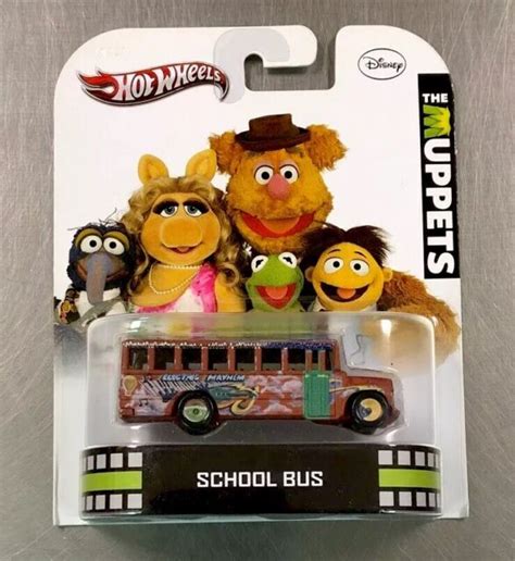 Hot Wheels Retro Entertainment Disney The Muppets School Bus Free