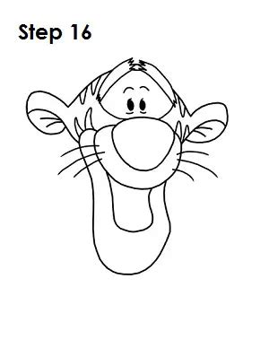 How To Draw Tigger