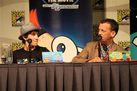 Vincent Martella And Dee Bradley Baker At The Phineas And Ferb Panel At