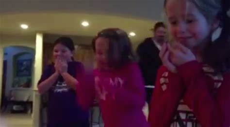 A Couple Surprised Their Daughters With Their New Adopted Brother Under