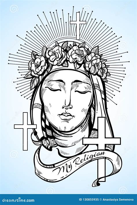 Our Lady Of Sorrows Symbol Of Christianity And Outstanding Faith