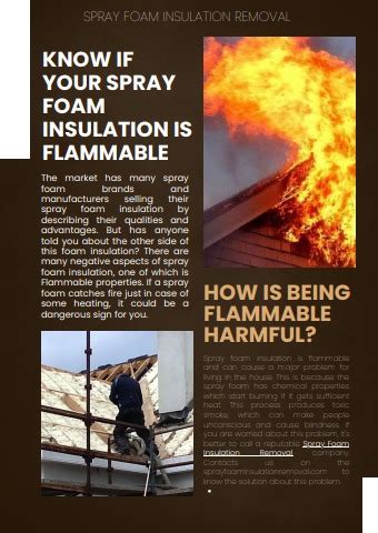 Know If Your Spray Foam Insulation Is Flammable