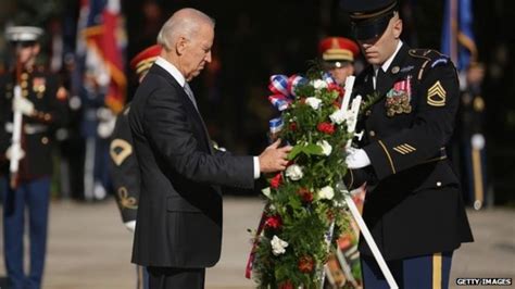 Biden Joins Veterans Day Honours Bbc News