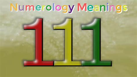 111 Numerology Numerology 111 Meaning Learn The Numerology