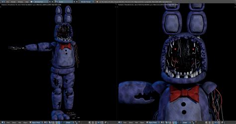 Withered Pack V3 Withered Bonnie Wip By Coolioart On Deviantart