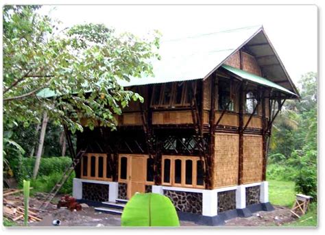 kontraktor interior surabaya sidoarjo desain rumah bambu minimalis