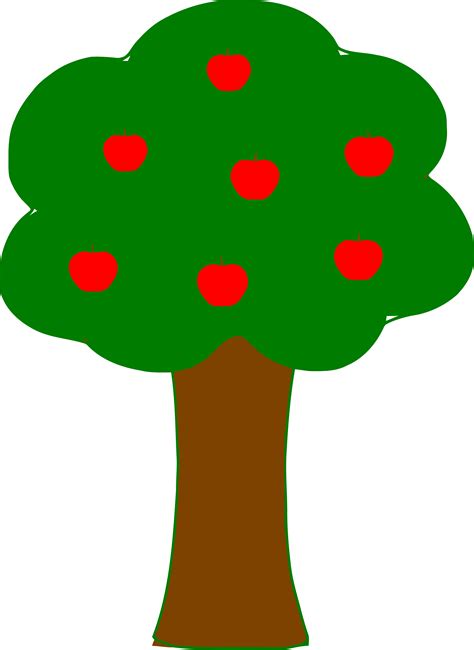 Download Apple Tree Simple Drawing Clipart 5304954 Pinclipart