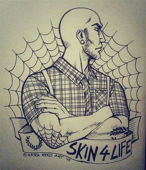 skinheads Рисовать Эскиз