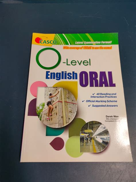 O Level English Oral Exercise Book Hobbies And Toys Books And Magazines