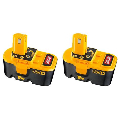 Ryobi One 18 Volt Ni Cd Batteries 2 Pack The Home Depot Canada