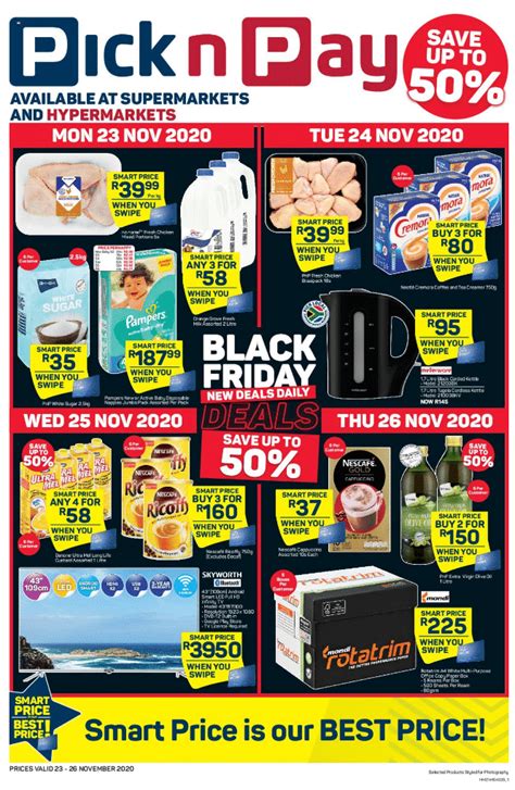 Pick N Pay Black Friday Deals And Specials 2020 Save Up To 50 Off
