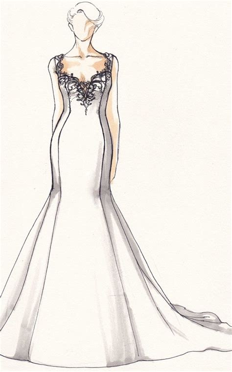 Weddinggown Sketch Fiance Pretty Dresses Wedding Gowns Formal