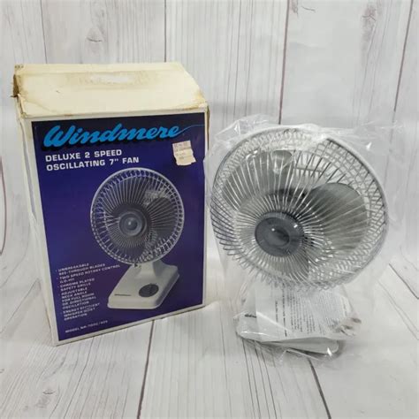 Vintage Windmere Deluxe Speed Oscillating Fan Nr Sc