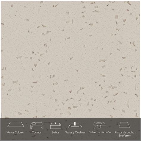 Formica® Placa De Superficie Sólida Everform™ Mod 608 Limed Concrete 76 X 3 66 Mts Espesor 12