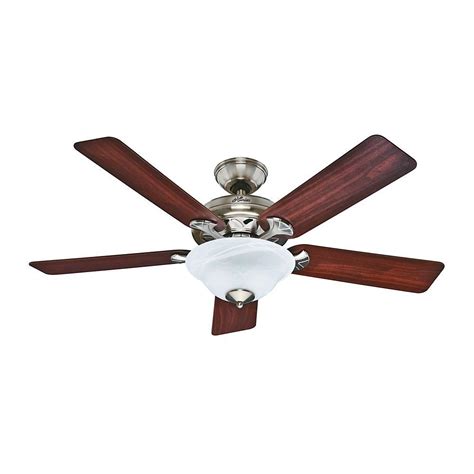✅ free shipping on many items! Hunter Brookline 52 in. Indoor Brushed Nickel Ceiling Fan ...