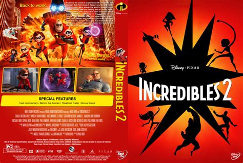 Incredibles 2 2018 R1 Custom Dvd Cover Dvdcovercom