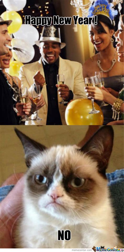 Happy New Year Grumpy Cat By Jeanphilippemokkori Meme