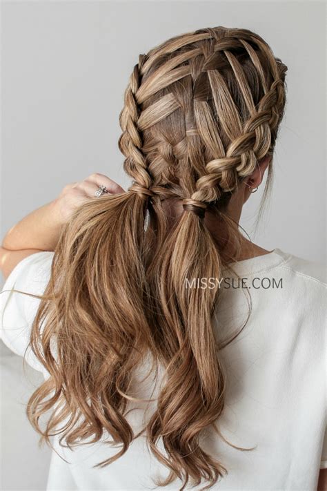 Waterfall Braid & Double Dutch Braids | MISSY SUE