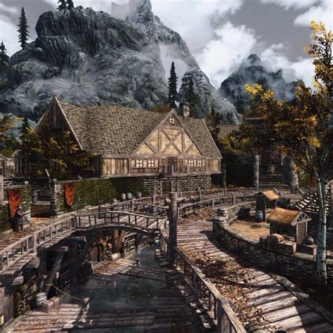 Riften Elder Scrolls V Skyrim Skyrim Fantasy Landscape