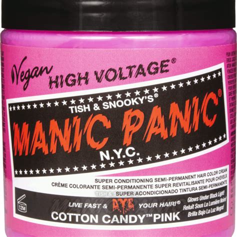 Cotton Candy Pink High Voltage Classic Hair Dye 237ml Manic Panic Uk