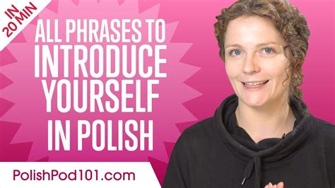 All Phrases To Introduce Yourself Like A Native Polish Speaker Youtube